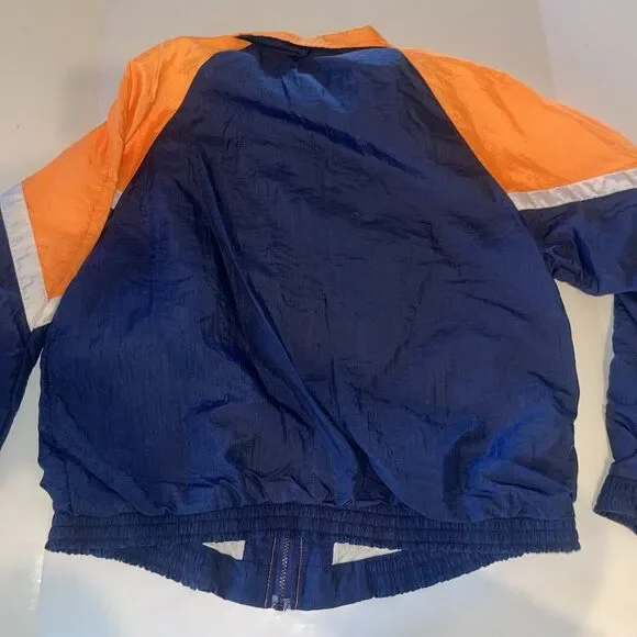 Vtg Chicago Bears lightweight jacket Men L Hilton Tag Windbreaker NFL Football - Picture 16 of 16